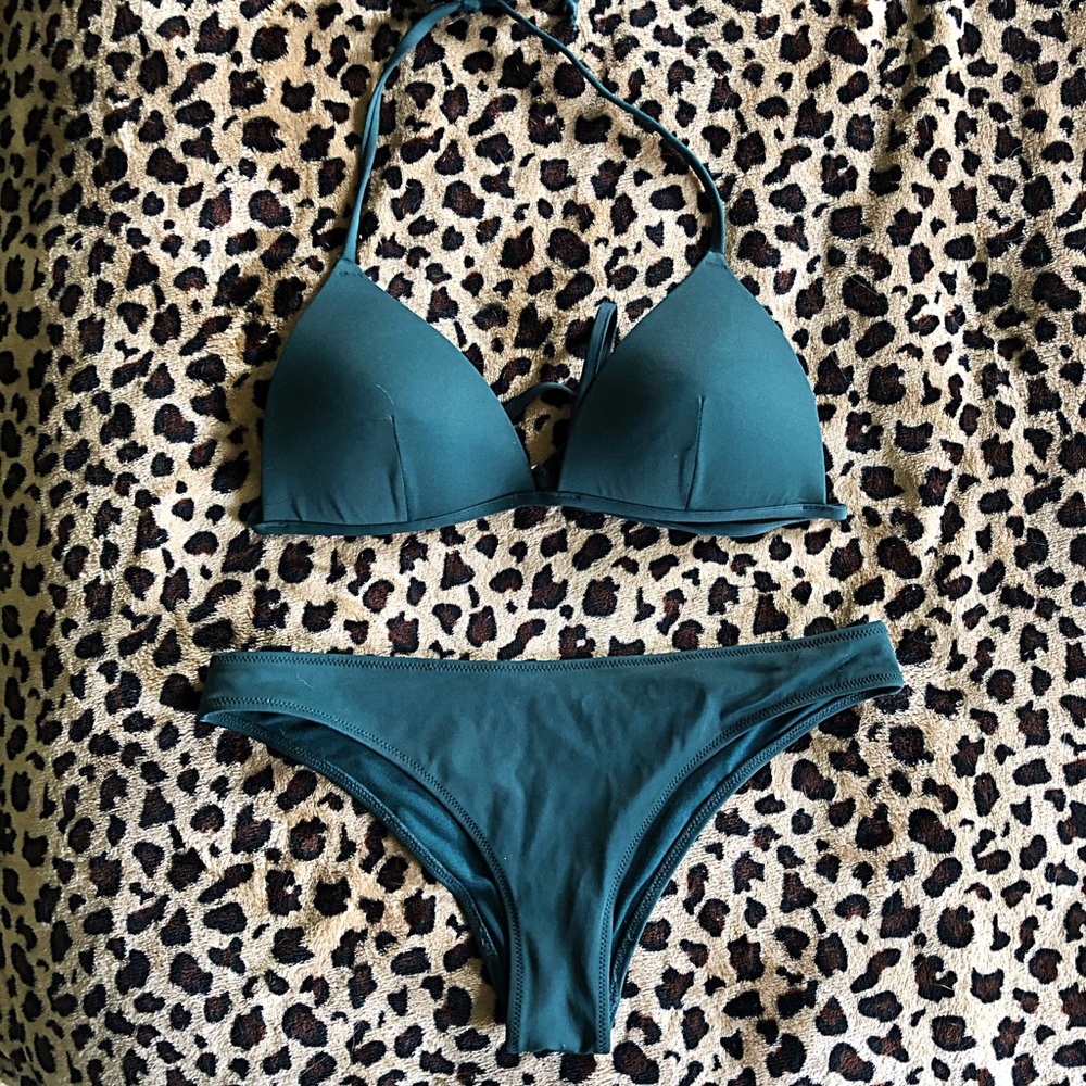 H&M Hunter Green Bikini